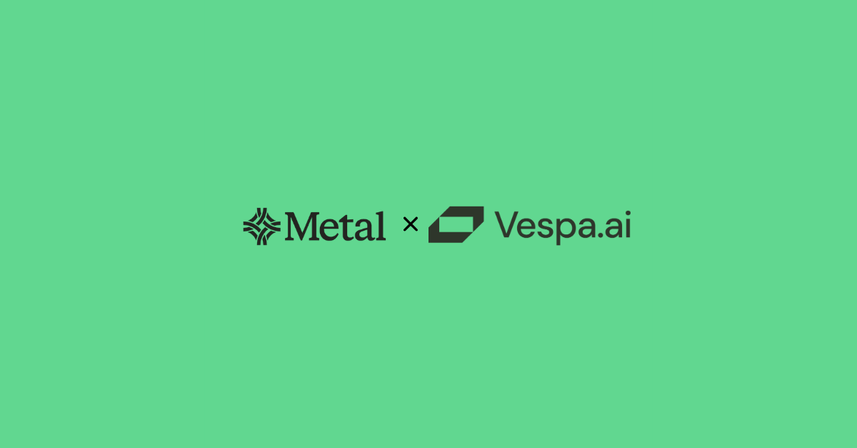 How Metal AI Built an Agent-Driven Intelligence Platform on Vespa Cloud