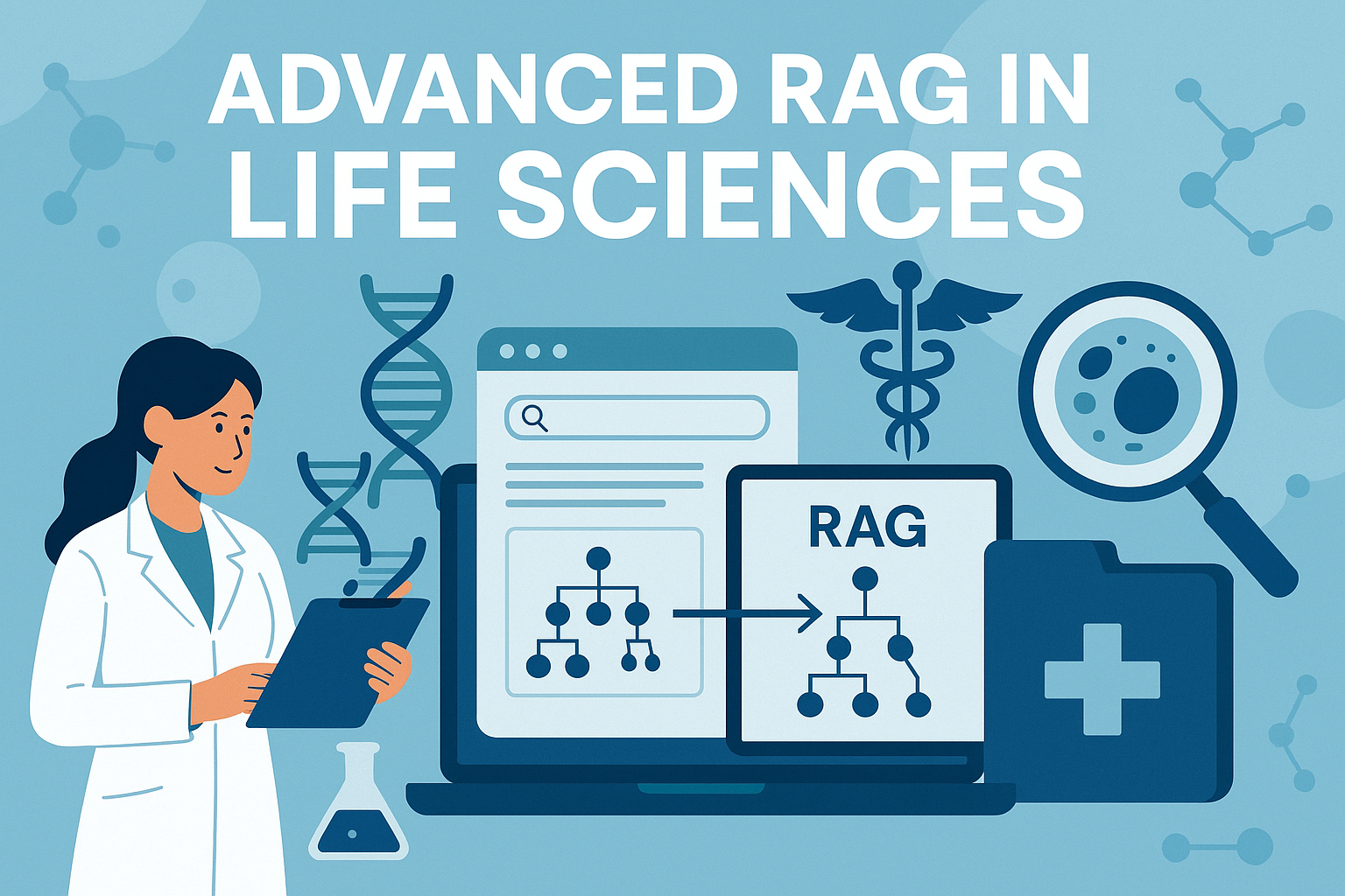 Search me if You Can: Building the Next Generation Advanced RAG Solution in Lifesciences