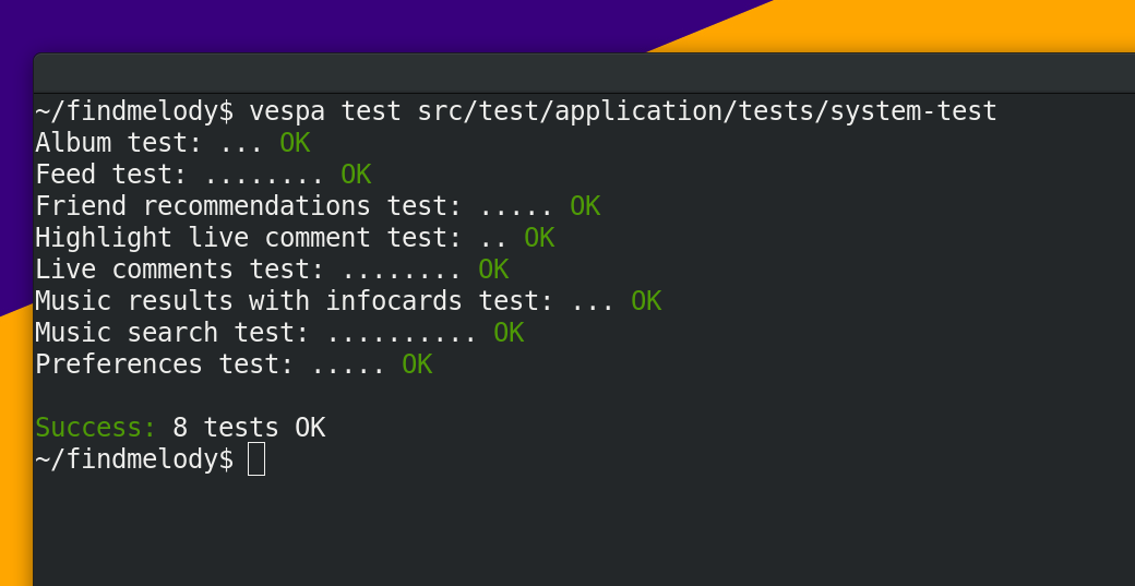 Basic HTTP testing of Vespa applications